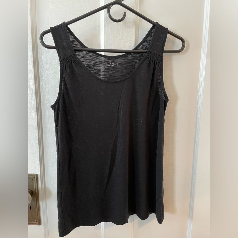 LOFT Classic Black Tank Top